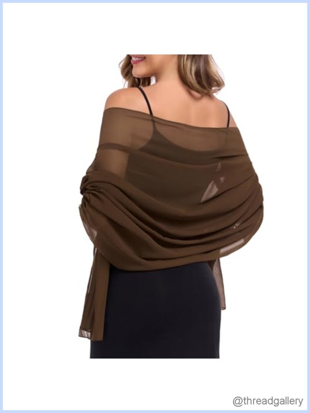 Chiffon Shawl Wrap Women Wedding Bridal Evening Scarf Sheer